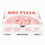[50 ct] Corrugated Pizza Box, 8''x8''x2'', Generic Print - Image 5