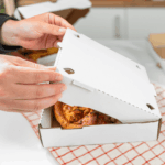 [50 ct] Corrugated Pizza Box, 8''x8''x2'', White - Image 4