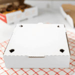 [50 ct] Corrugated Pizza Box, 8''x8''x2'', White - Image 5