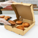 [50 ct] Corrugated Pizza Box, 10''x10''x2'', Kraft - Image 5