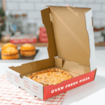 [50 ct] Corrugated Pizza Box, 10''x10''x2'', Generic Print
