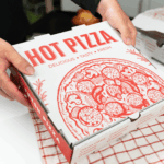 [50 ct] Corrugated Pizza Box, 14''x14''x2'', Generic Print