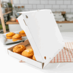 [50 ct] Corrugated Pizza Box, 12''x12''x2'', White - Image 4