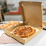 [50 ct] Corrugated Pizza Box, 14''x14''x2'', Kraft