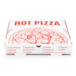 [50 ct] Corrugated Pizza Box, 14''x14''x2'', Generic Print - Image 2