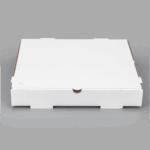 [50 ct] Corrugated Pizza Box, 14''x14''x2'', White - Image 2