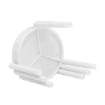 #1 Best [1,000 ct] 1.6" White Pizza Saver | Tripod Pizza Box Support - Image 3