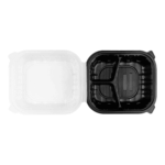 [150 ct] 10.25" x 9" 3-Comparment Premium PP Hinged Container - Image 4