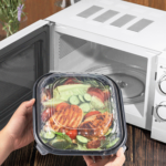 [150 ct] 10.25" x 9" Premium PP Hinged Container - Image 2