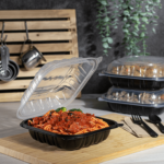 [150 ct] 8" x 8" Premium PP Hinged Container