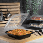 [150 ct] 9" x 9" Premium PP Hinged Container