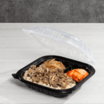 [150 ct] 9" x 9" 3-Comparment Premium PP Hinged Container - Image 7