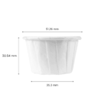 [5,000 ct] 1.25 oz Paper Portion Cups - Image 3