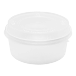 [360 ct] Dome Lid for 32 oz Paper Short Bucket | PP - Image 2