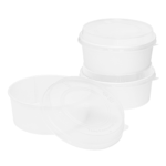 [360 ct] Dome Lid for 32 oz Paper Short Bucket | PP - Image 4