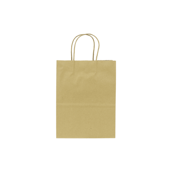 [250 ct] Balboa Paper Shopping Bags (Small), Kraft