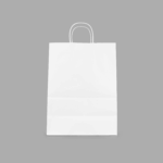 [250 ct] Laguna Paper Shopping Bag with Twisted Handles, White - Image 2