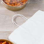 [250 ct] Paper Shopping Bag with Twisted Handles (Malibu), White - Image 4