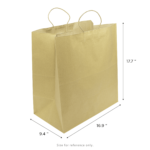 [150 ct] Newport Paper Shopping Bag with Twisted Handles - Image 3