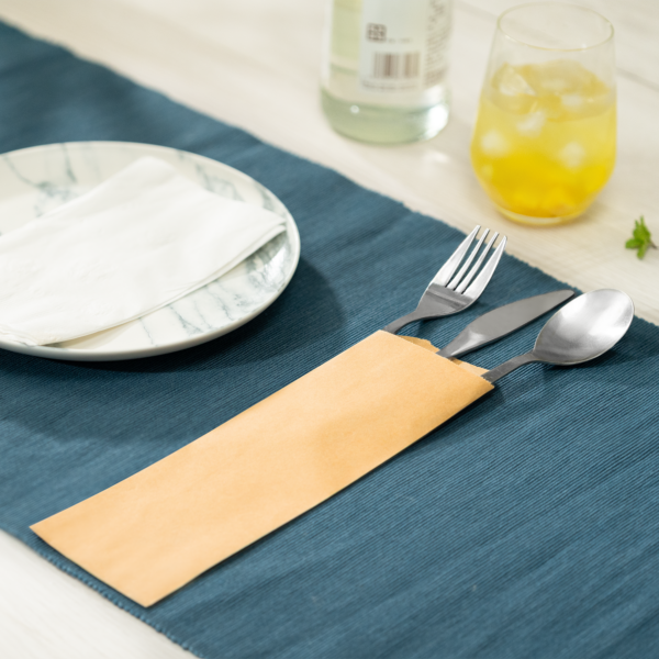 [2,000 ct] Silverware Bag, Kraft