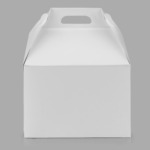 [100 ct] Take-Out Meal Barn Box, White - Image 2