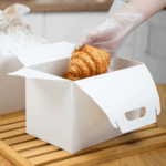 [100 ct] Take-Out Meal Barn Box, White - Image 3