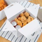 [100 ct] Take-Out Meal Barn Box, White - Image 4