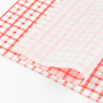 [5,000 sheets] 12" x 12" Grease Resistant Deli Wrap / Paper Liner Sheets, Shepherd's Check Red Pattern - Image 4