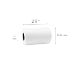 [50 Rolls] 2 1/4" x 50' Phenol Free Thermal Paper Rolls, White - Image 5