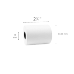 [50 Rolls] 2 1/4" x 85' Phenol Free Thermal Paper Rolls, White - Image 7