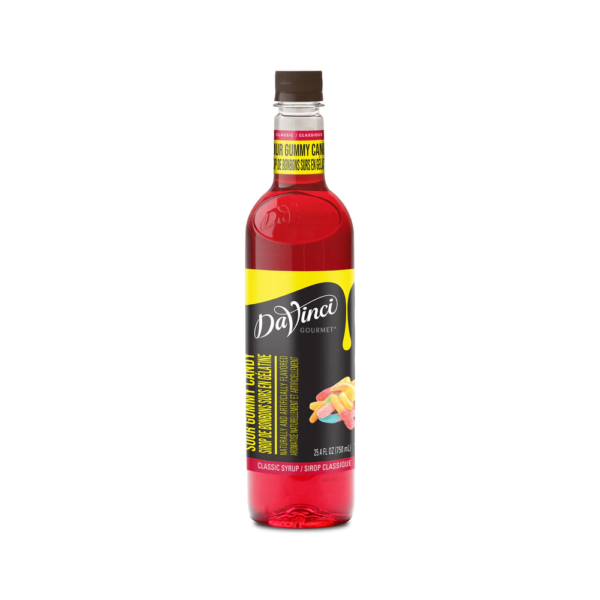 DaVinci Sour Gummy Candy Syrup - Plastic Bottle (750mL)