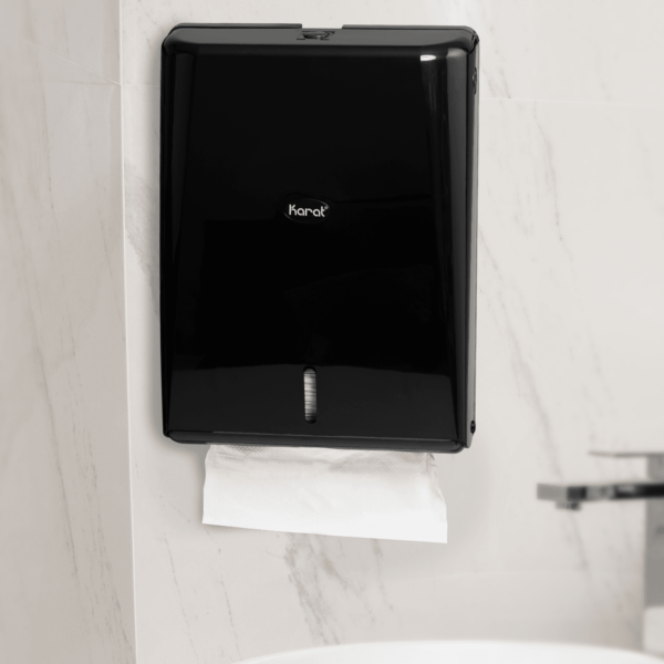 Standard Multi-Fold Paper Towel Dispenser, Black - 1 unit