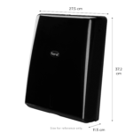 Standard Multi-Fold Paper Towel Dispenser, Black - 1 unit - Image 5