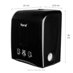 Auto-Cut Roll Towel Dispenser, Black - 1 unit - Image 8