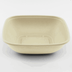 Karat Earth 48oz Molded Fiber Square Bowl, PFAS Free Containers, Natural - 300 pcs - Image 2