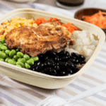 Karat Earth 48oz Molded Fiber Square Bowl, PFAS Free Containers, Natural - 300 pcs - Image 4