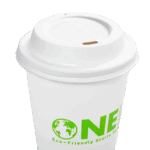 Karat Earth 90mm Bagasse Sipper Dome Lid for 10-24oz Hot Cup, White - 500 pcs - Image 7