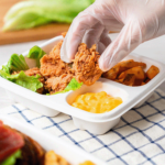 Karat Earth 2 Compartments, Molded Fiber Nacho Tray, PFAS free  - 600 pcs - Image 3