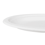 Karat Earth 10''x8'' Molded Fiber Oval Plates, PFAS Free, White - 500 pcs - Image 8