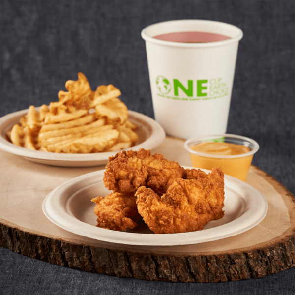 Karat Earth 7'' Molded Fiber Round Plates, PFAS Free, Natural - 1,000 pcs