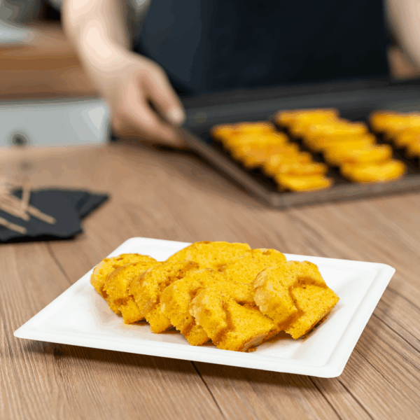 Karat Earth 8”x 8” Molded Fiber Square Plates, PFAS Free, White - 500 pcs