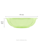 Karat Earth PLA 18 oz Salad Container (175 mm), Green - 300 pcs - Image 2