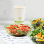 Karat Earth PLA 24 oz Salad Container (175 mm), Green - 300 pcs - Image 3