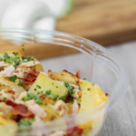 Karat Earth PLA 24 oz Salad Container (175 mm), Clear - 300 pcs - Image 3