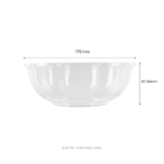 Karat Earth PLA 24 oz Salad Container (175 mm), Clear - 300 pcs - Image 5