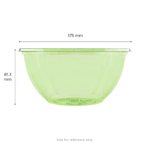Karat Earth PLA 32 oz Salad Container (175 mm), Green - 300 pcs - Image 5
