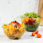 Karat Earth PLA 48 oz Salad Container (175 mm), Green - 300 pcs - Image 4