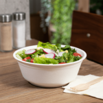 Karat Earth 32oz Compostable Bagasse Rice Bowls, White - 500 pcs