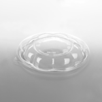 Karat Earth PLA Dome Lid for 18-48 oz. PLA Salad Container, Clear - 300pcs - Image 2