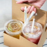 Karat Earth 8.75" PLA Giant Paper Wrapped Straw (8mm), Wihte - 2,500 pcs - Image 4